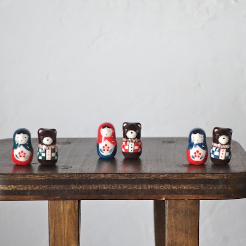 マトリョーシカとクマのフェーヴ